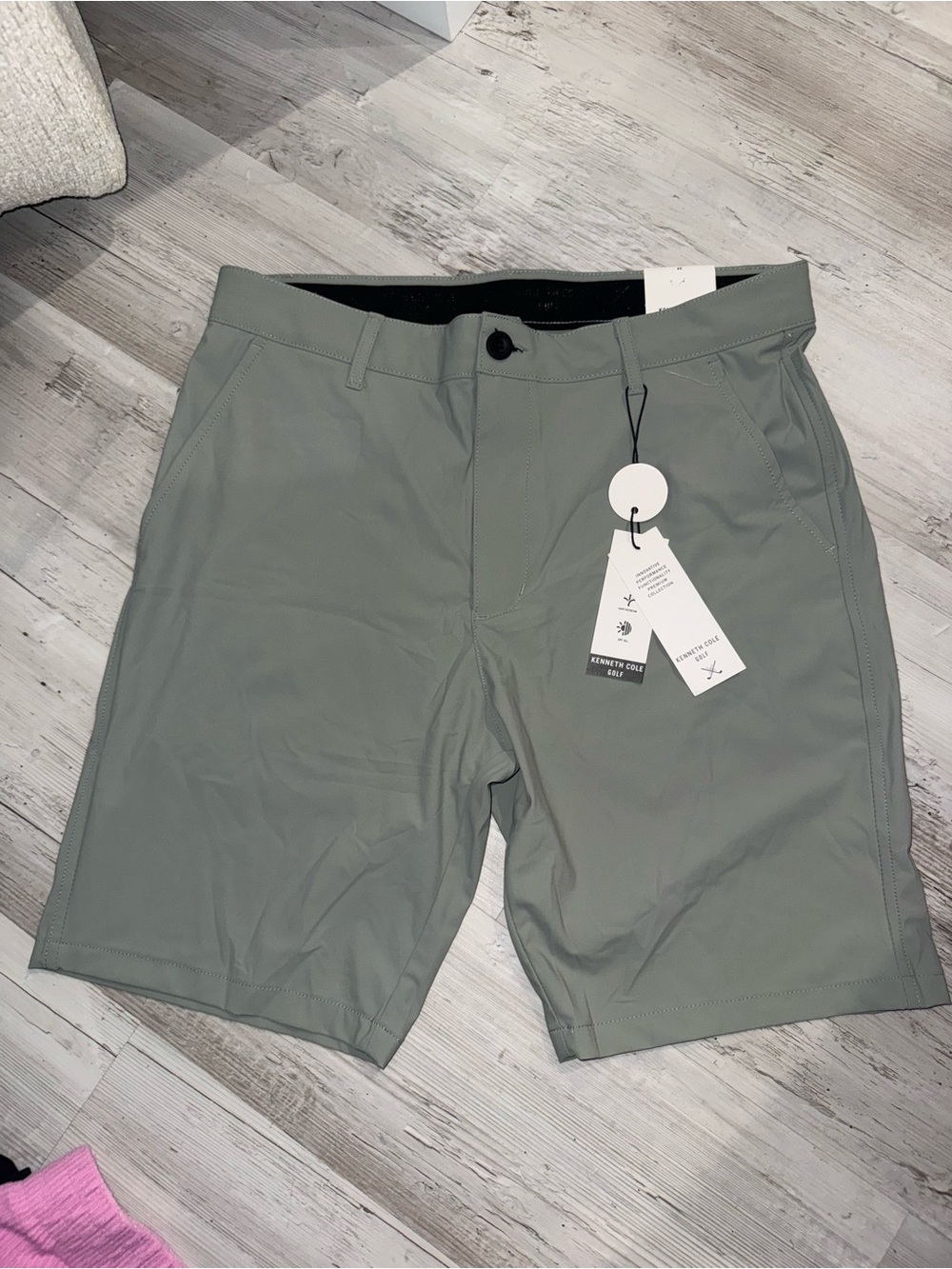Kenneth Cole Men's Gray Hybrid Shorts